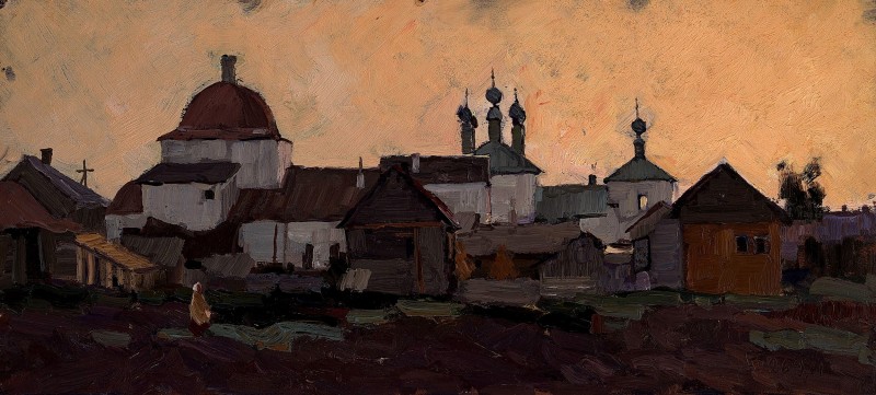 "Pictură. Cetăți și biserici" by Vladimir Fedorovich Stozharov