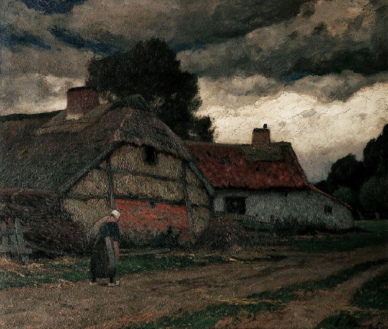 "Pictură. Rural" by Eugen Kampf