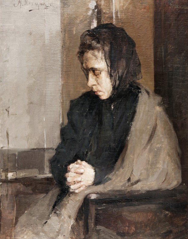 "Pictură. Figură / semifigură" by Mihail Mikhailovich Chemiakin