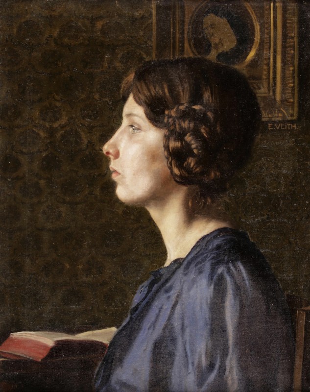 "Painting. Portrait" by Kazimierz Pochwalski