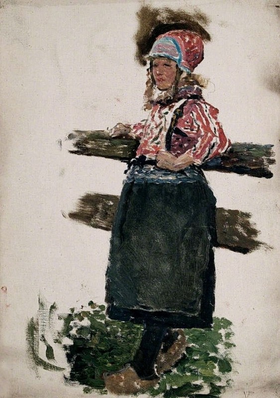 "Живопись. Фигура / полуфигура" by Георге Cлаусен