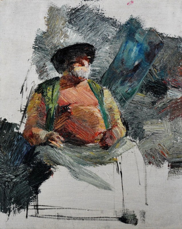 "Figure. Etude" by Ion Golubei, 2015, oil on canvas