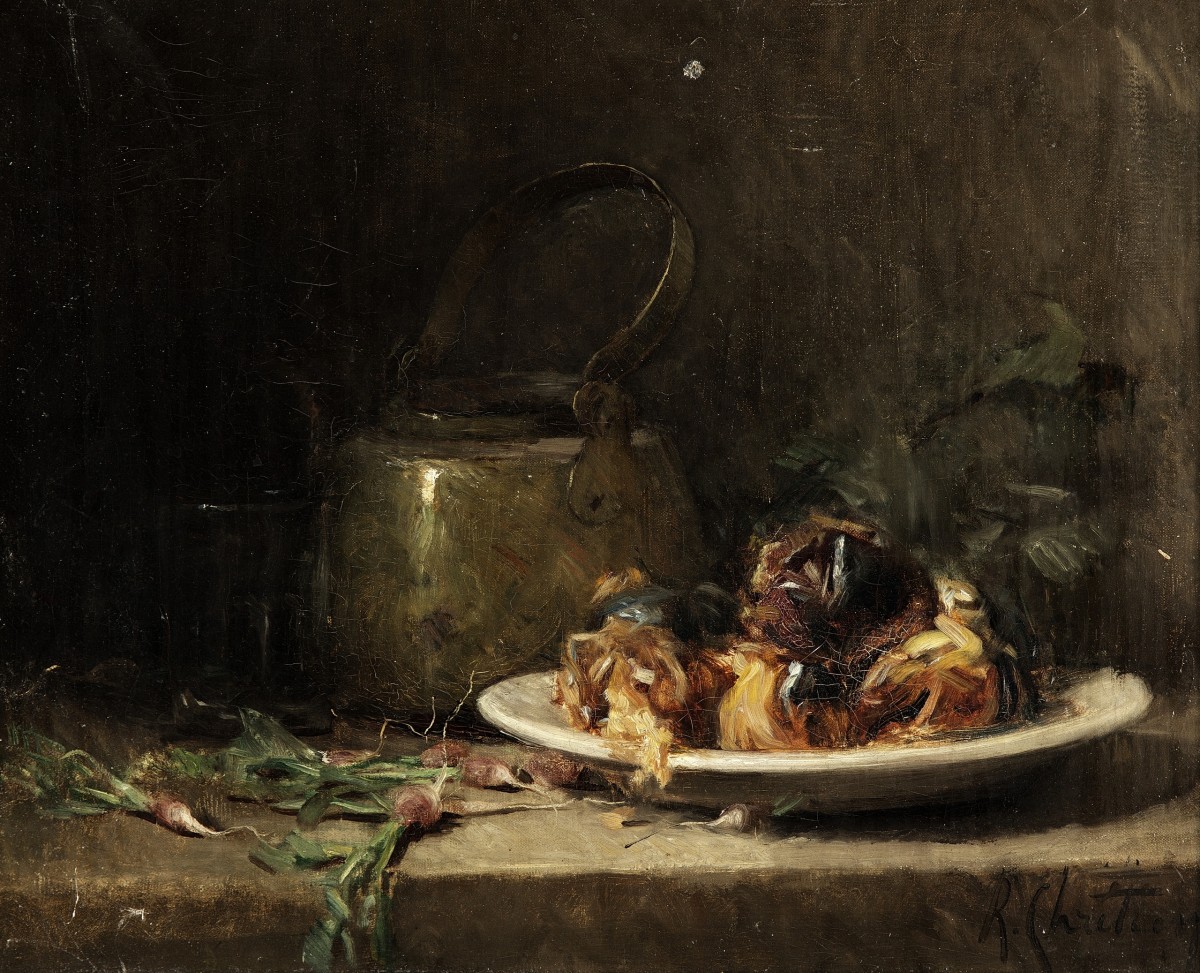 "Painting. Still life" by René-Louis Chrétien
