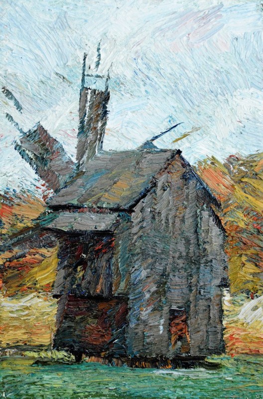 "Moară" by Veaceslav Uzun, 2015, ulei pe pânză