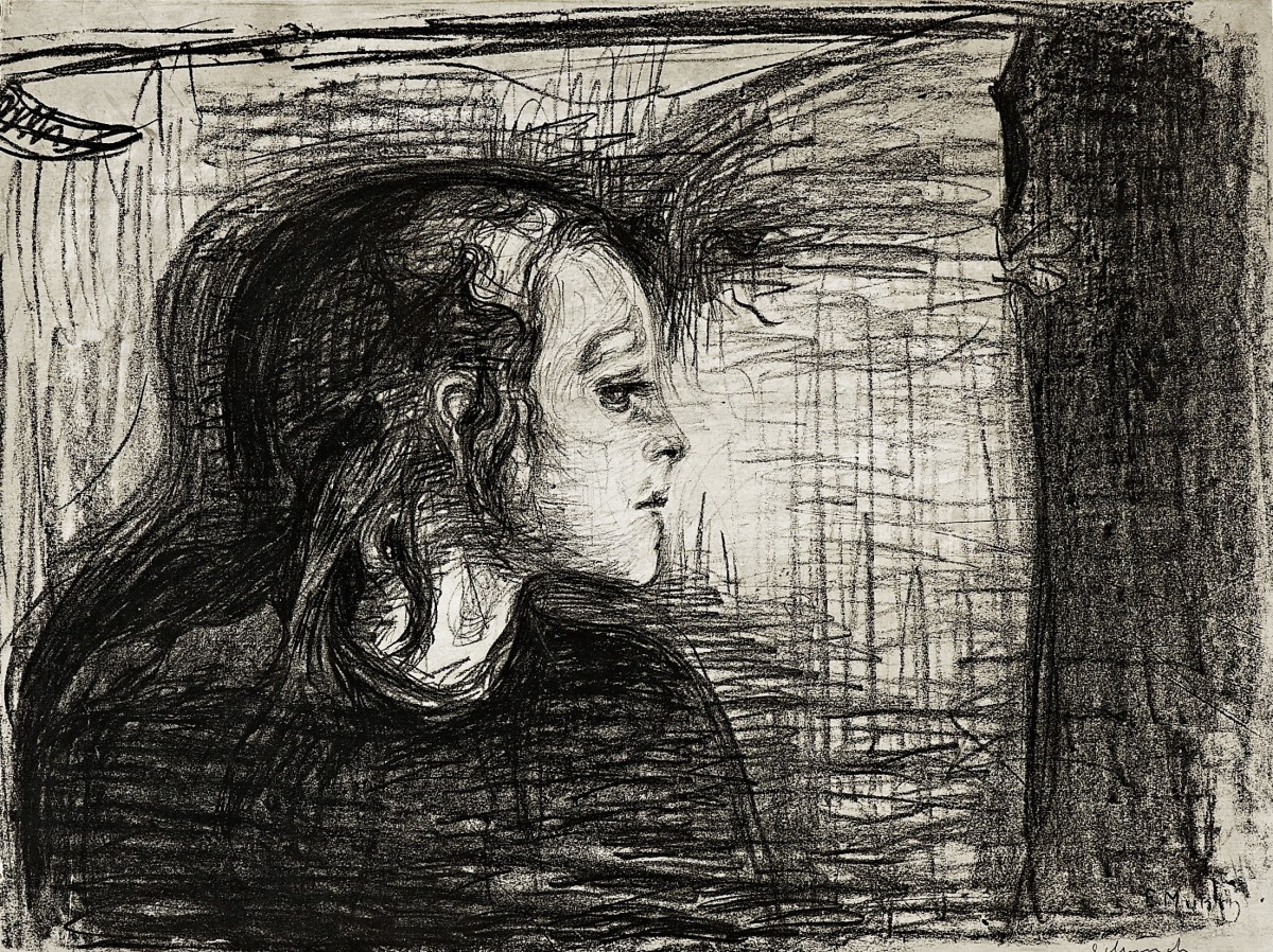 "Drawing. Portrait" by Edvard Munch