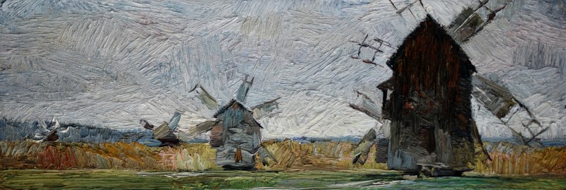 "Pictură. Pleinair. Pleinair România" by Natalia Fostica, ulei pe pânză