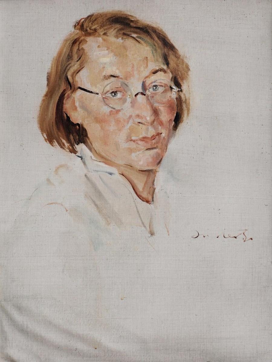 "Pictură. Portret" by Gheorghe Juster