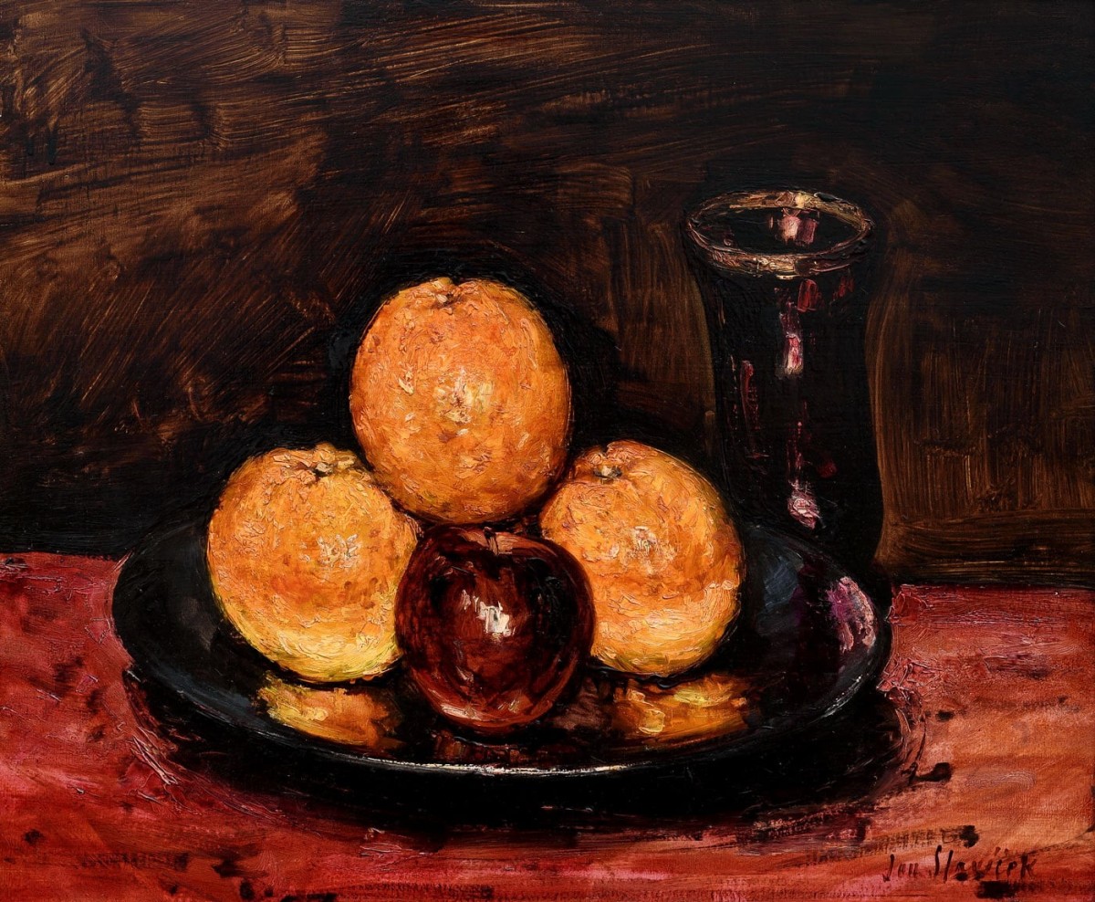 "Painting. Still life" by Jan Slavíček