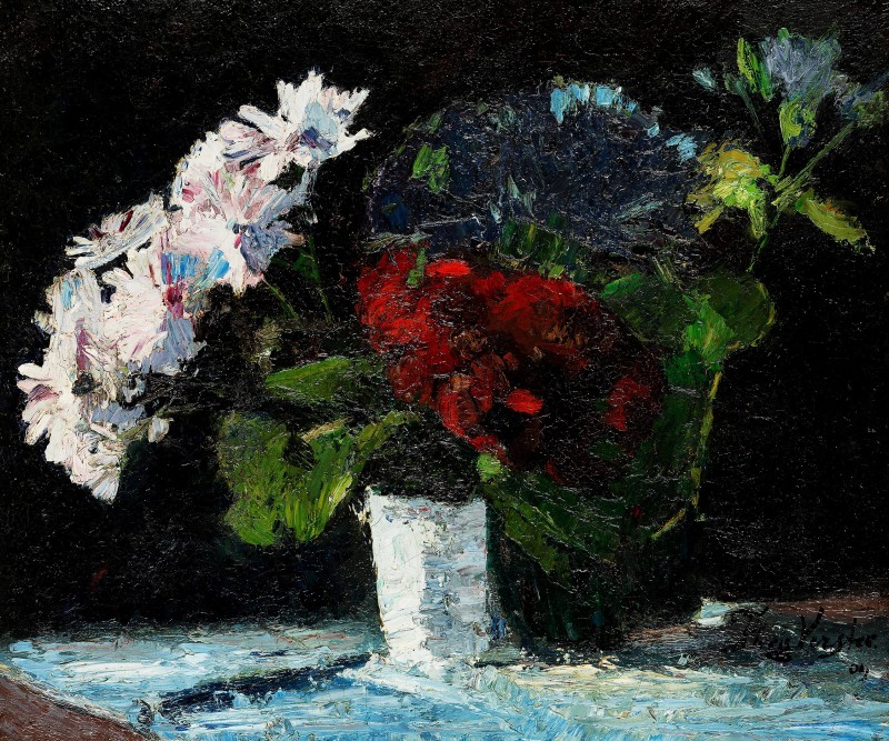 "Painting. Flowers" by Floris Hendrik Verster