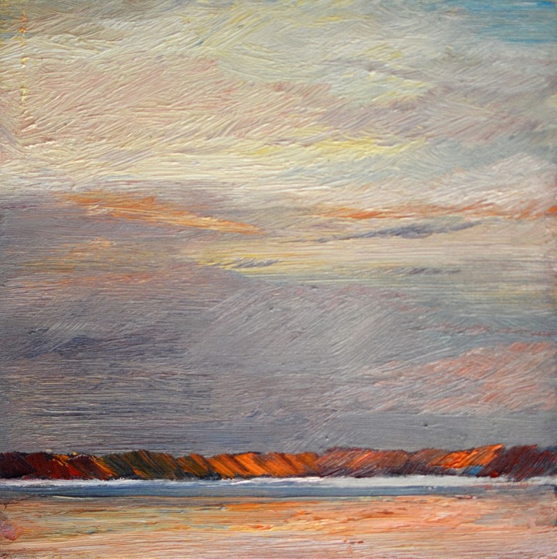 "Apus. Oxentea" by Думитру Пуиу, 2017, 420x420mm, масло / холст