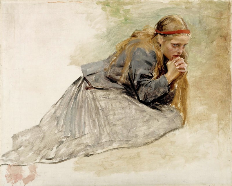 "Painting. Figure" by Albert Edelfelt