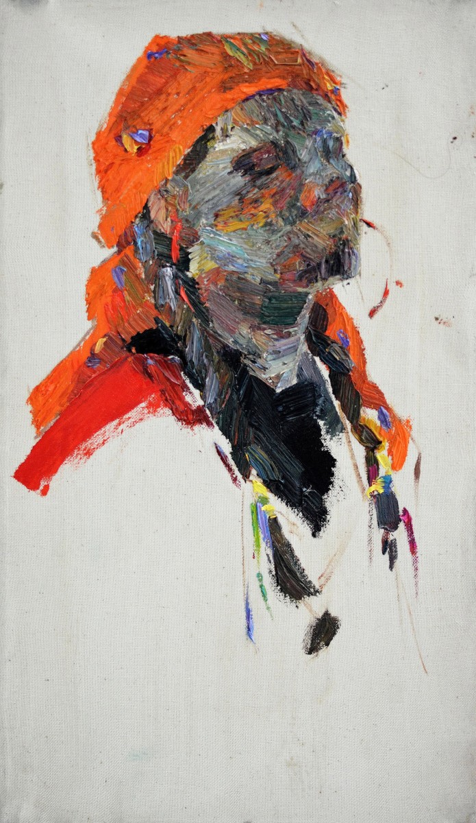 "Painting. Etude. Pleinair. Long term" by Nicoleta Derivolcov, 520x300mm, oil on canvas