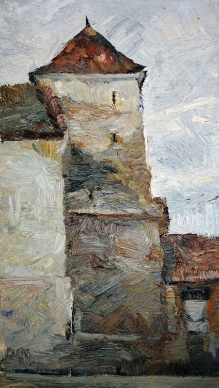 "Painting. Pleinair. Pleinair romania" by Sanda Ceban, oil on canvas