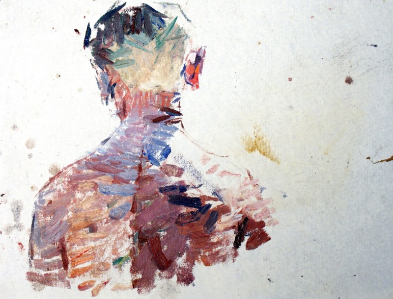 "Pictură. Pleinair. Figură / semifigură" by Gregori Andreevich Shponko