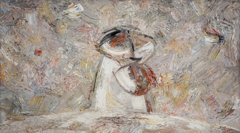 "La Tu-Tu" by Анатол Гимпу, 2005, 680x1200mm, масло / холст