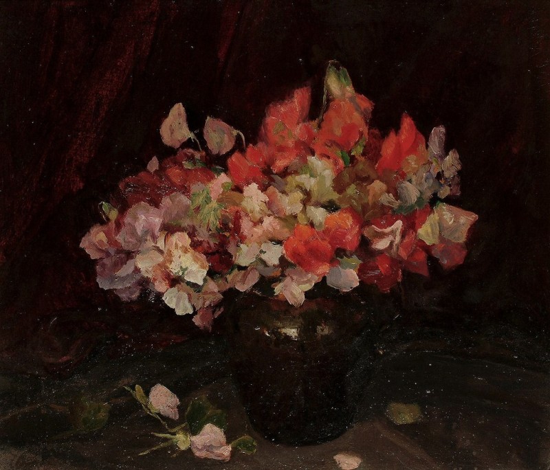 "Painting. Flowers" by Herbert Frederic Harwood Eve
