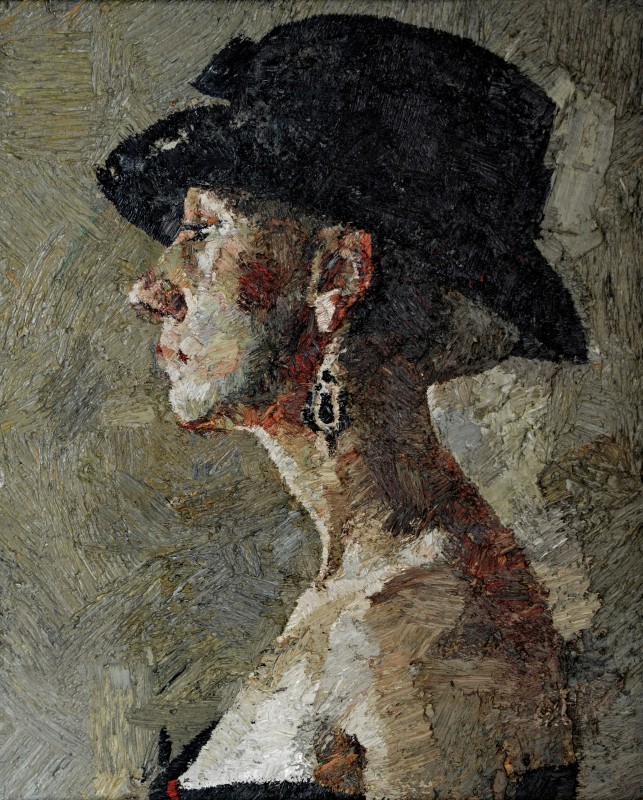 "Portret" by Carolina Leagul, 2013, 520x420mm, oil on canvas
