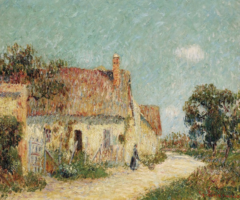 "Композиция. Сельский мотив" by Густаве Лоисеау