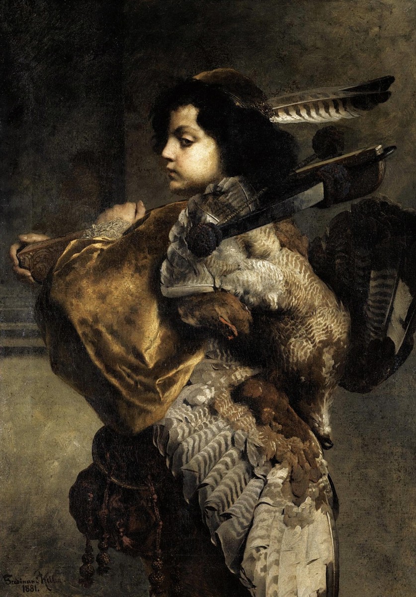 "Pictură. Figură / semifigură" by Ferdinand Keller