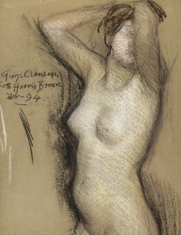 "Рисунок. Обнаженка" by Георге Cлаусен