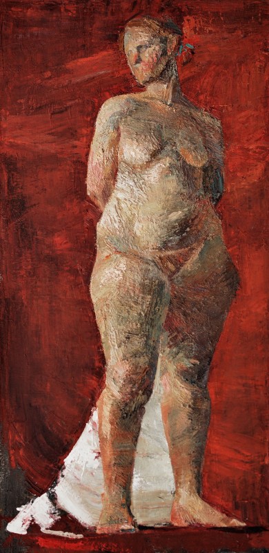 "Painting. Nude" by Nicoleta Derivolcov