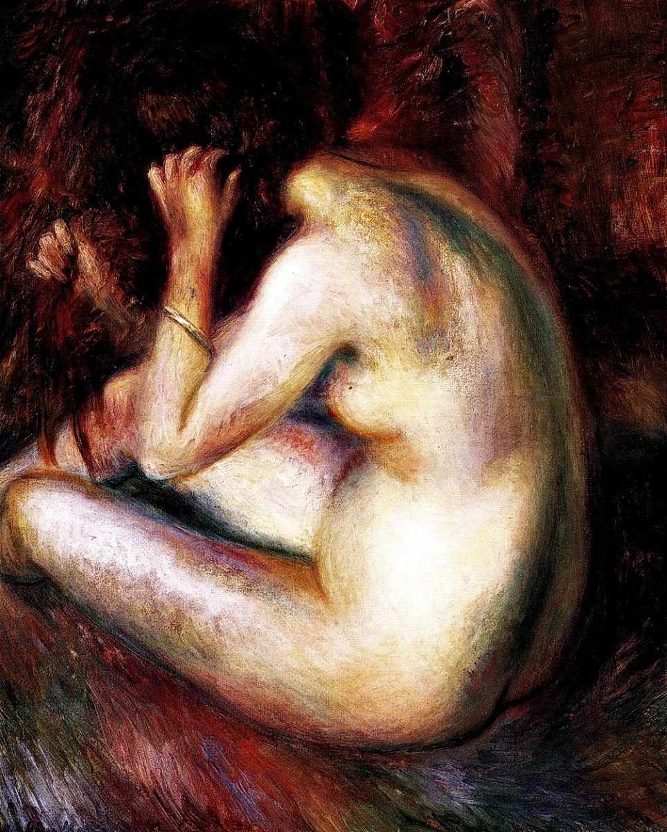 "Pictură. Nud" by William Glackens