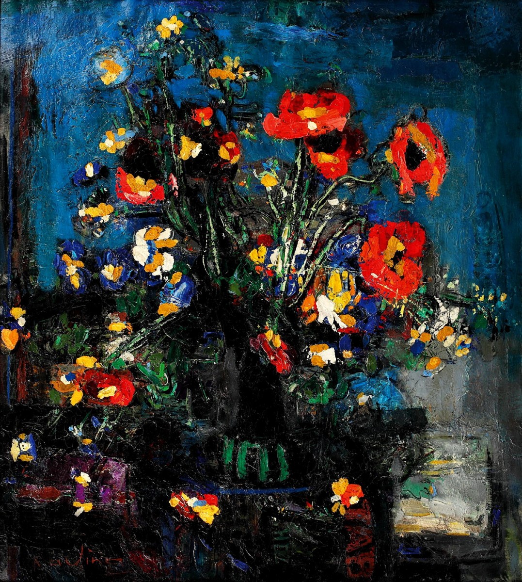 "Pictură. Flori" by Alexandru Moser Padina