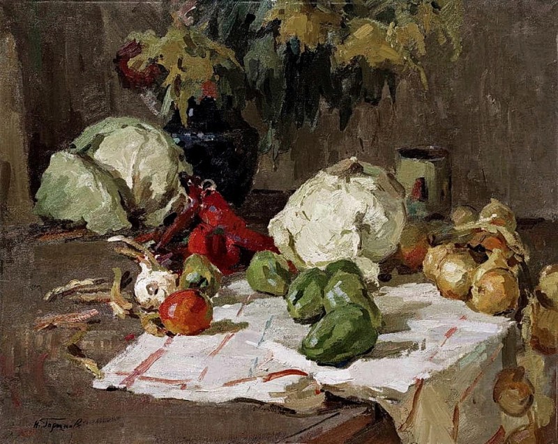 "Painting. Still life" by N. D. Gorshkov