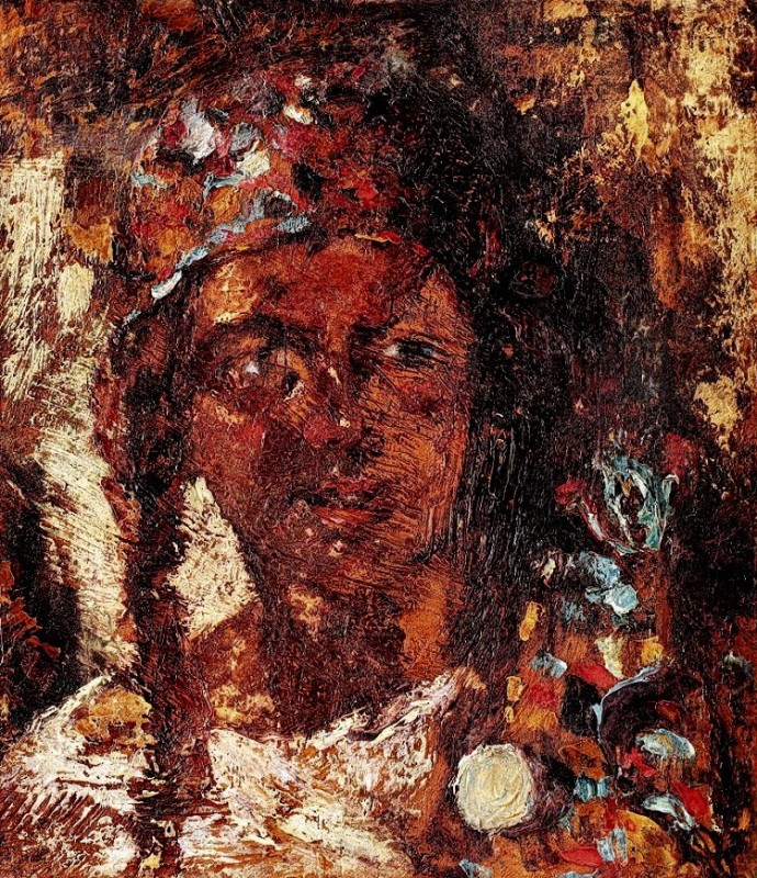 "Painting. Portrait" by Octav Băncilă