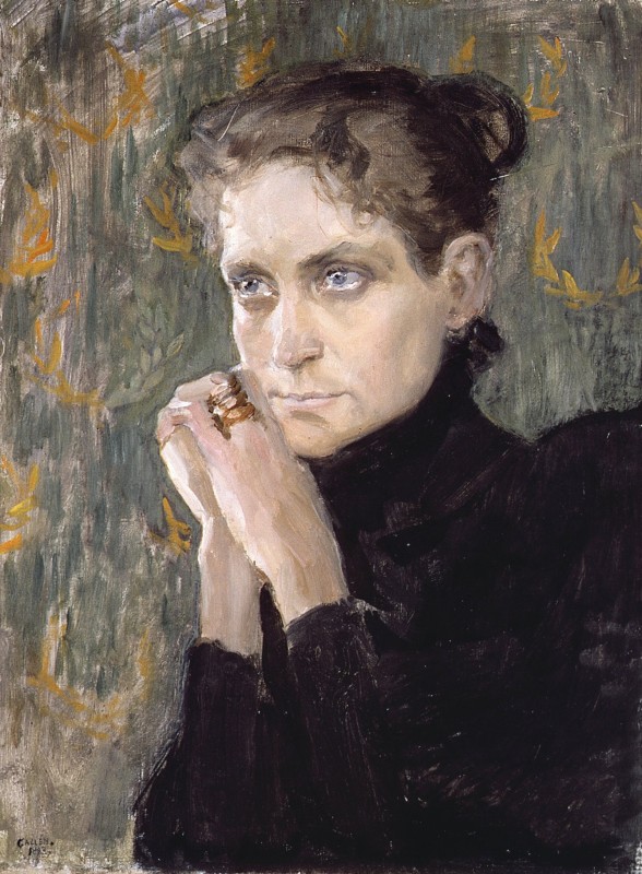 "Pictură. Portret" by Akseli Gallen-Kallela