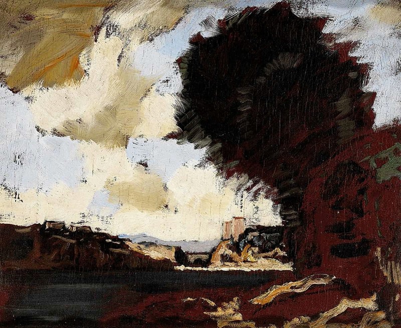 "Painting. Landscape" by Hermann Urban