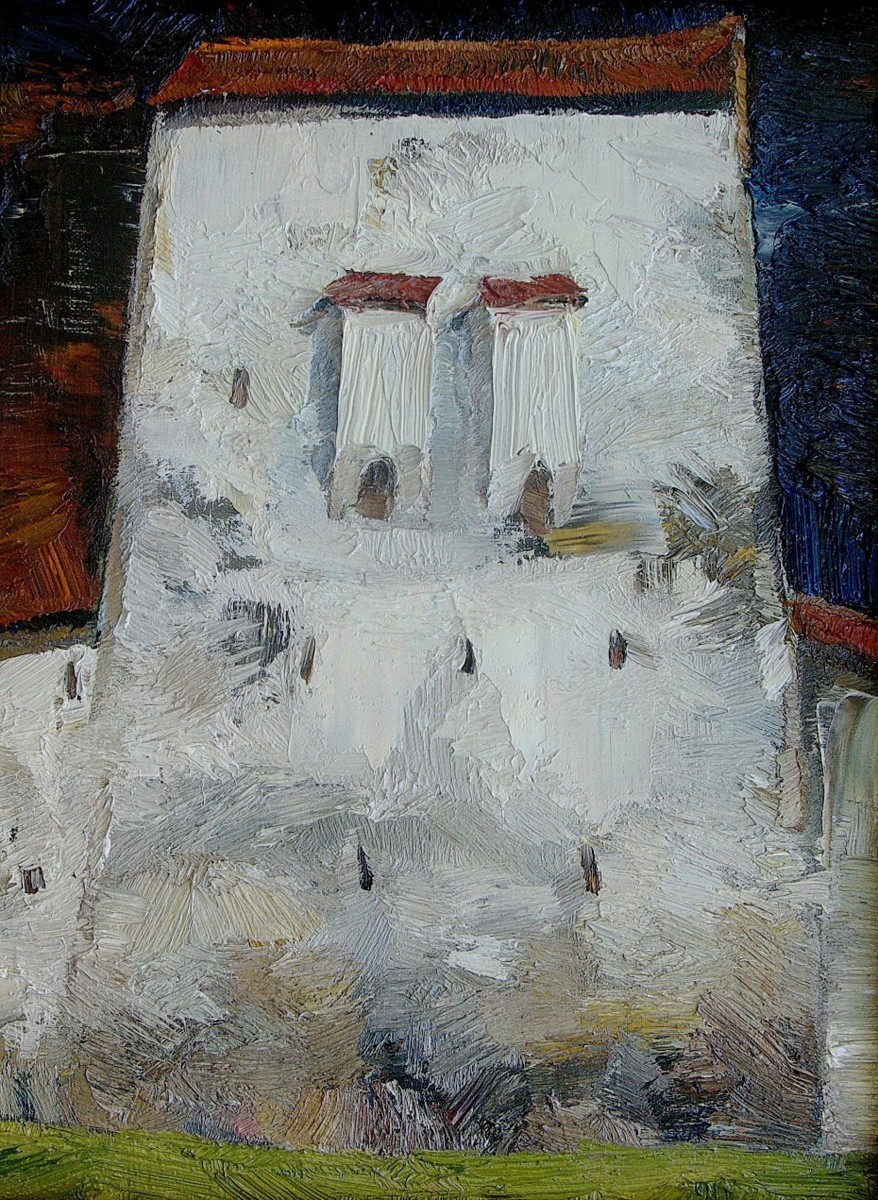 "Painting. Pleinair. Long term" by Margareta Fustei, 400x300mm, oil on canvas