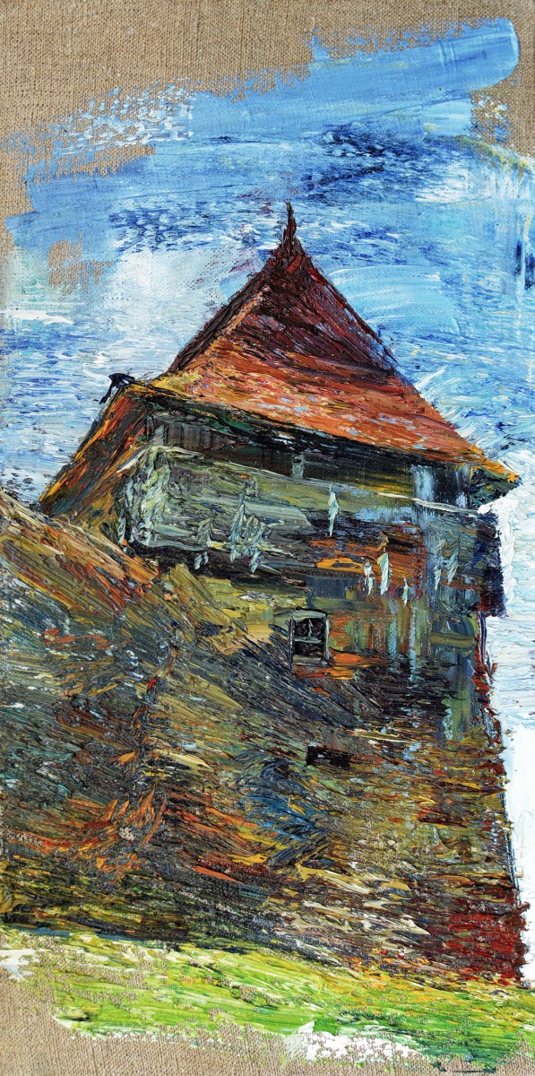 "Painting. Pleinair. Long term" by Veaceslav Uzun, 400x200mm, oil on canvas