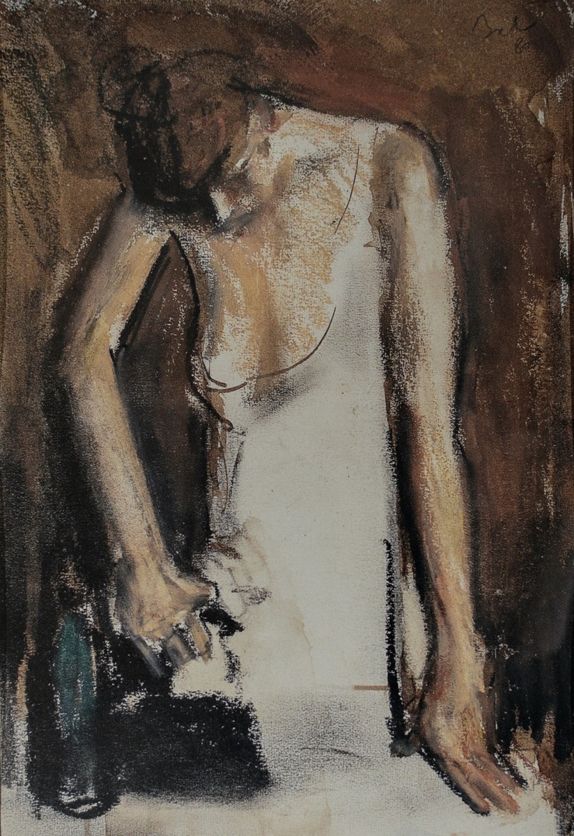 "Drawing. Figure" by Corneliu Baba, pencil on paper