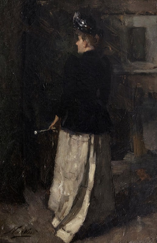 "Pictură. Figură / semifigură" by Nicolaas van der Waay