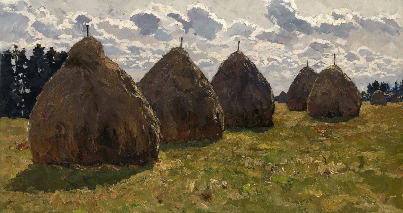 "Pictură. Rural" by Vladimir Fedorovich Stozharov
