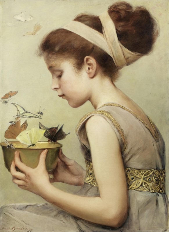 "Pictură. Figură / semifigură" by Sarah Paxton Ball Dodson