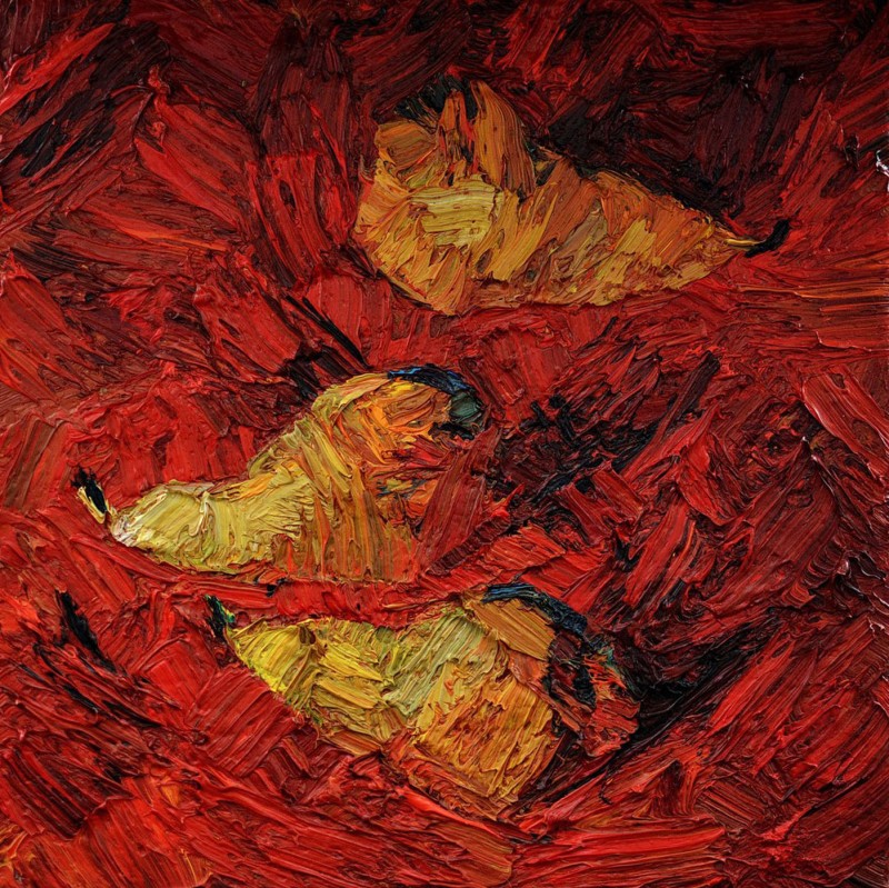 "Etude. Still life" by Oxana Țip, 2016, 300x300mm, oil on canvas