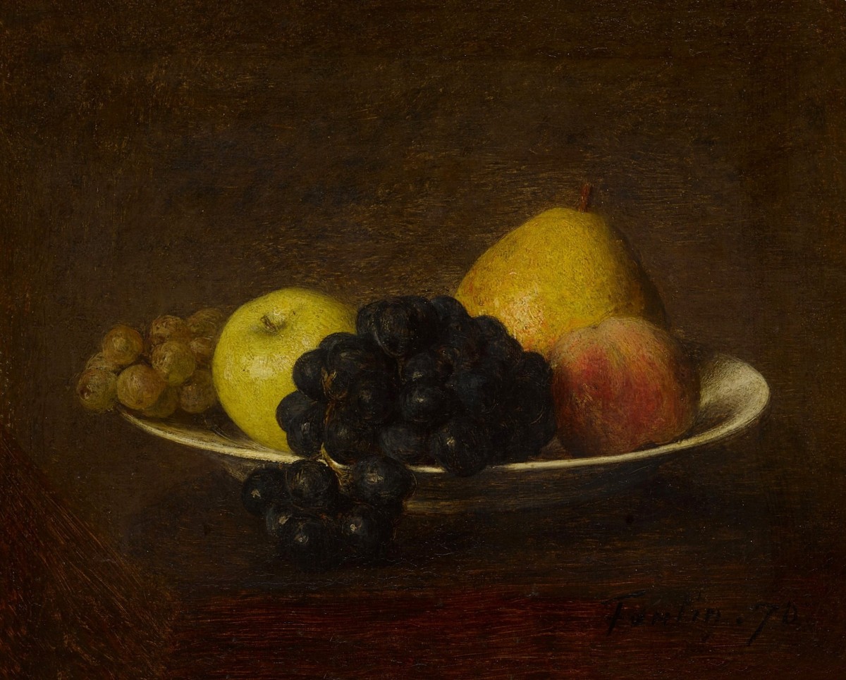 "Painting. Still life" by Henri Fantin-Latour