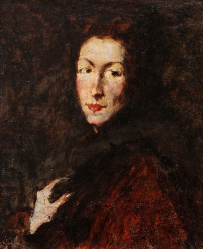 "Painting. Figure" by Eustațiu Stoenescu
