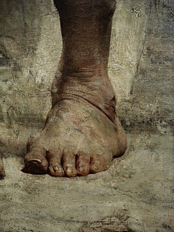 "Painting. Gypsum, head, hands, feet" by Aimé Nicolas Morot