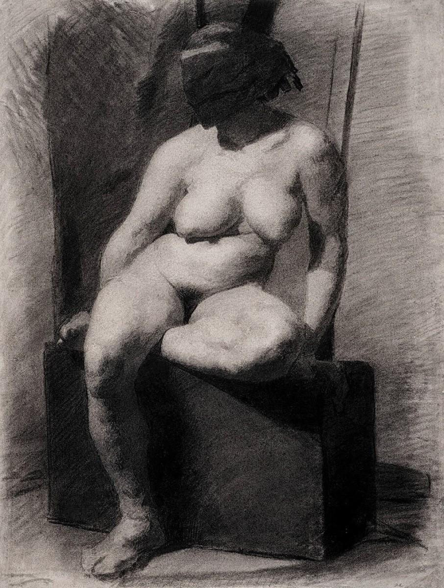 "Painting. Nude" by Thomas Eakins