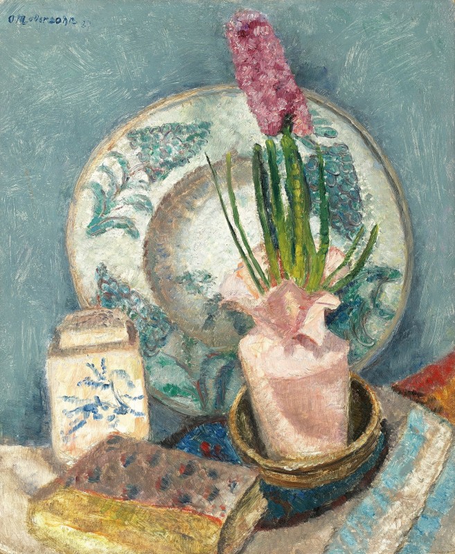 "Painting. Still life" by Otto Modersohn