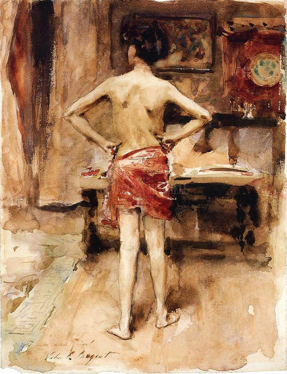 "Composition. Figure" by John Singer Sargent