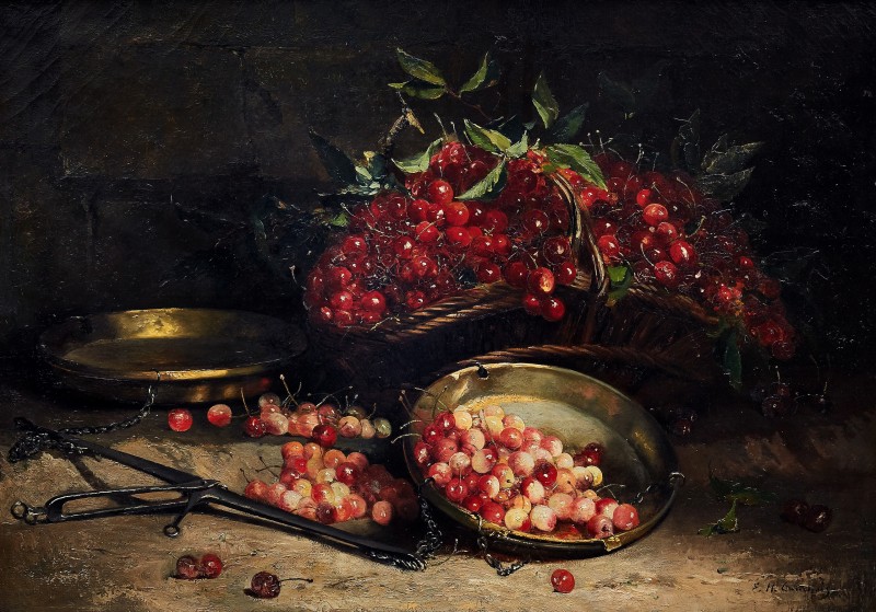 "Painting. Still life" by Eugène Henri Cauchois