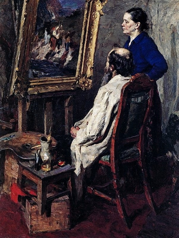 "Compoziție. Oameni" by Klaudia Yerofevevna Balanova