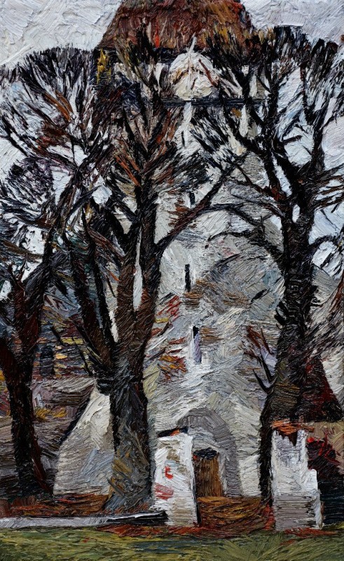 "Painting. Pleinair. Pleinair romania" by Oxana Țip, oil on canvas