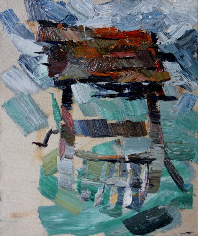 "Painting. Pleinair. Pleinair romania" by Mădălina Spînu, oil on canvas