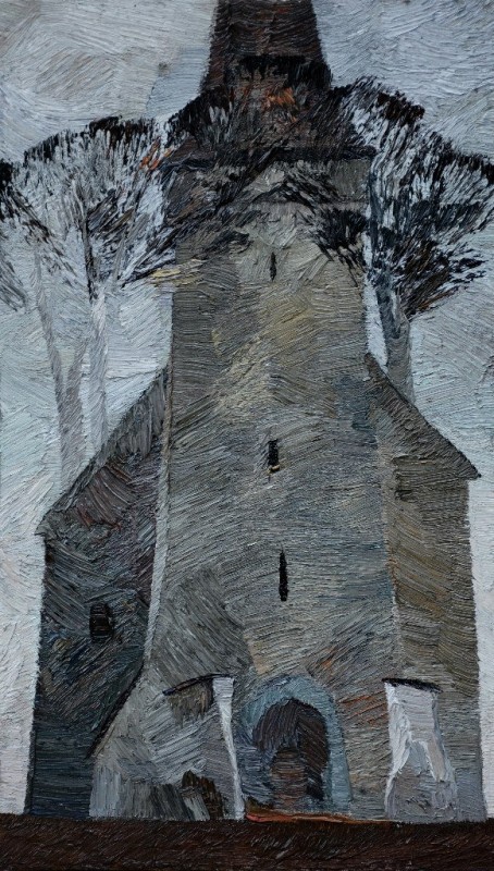 "Pictură. Pleinair. Pleinair România" by Cristina Chelaru, ulei pe pânză