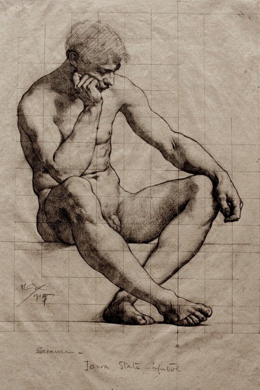 "Desen. Nud" by Kenyon Cox
